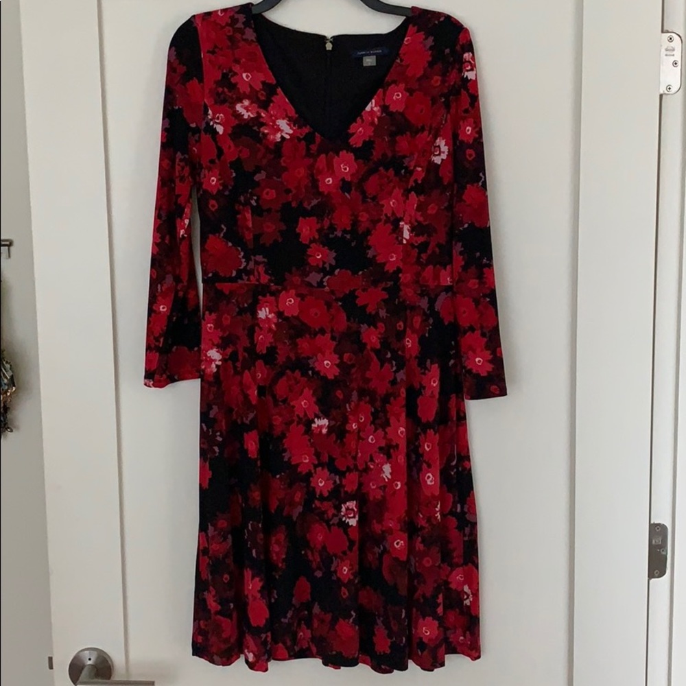 Tommy Hilfiger A-line floral dress